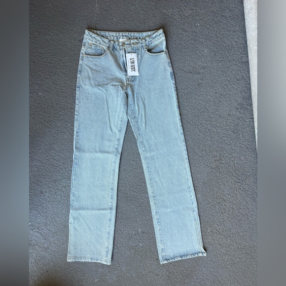 12th Tribe Light Wash Blue Denim Jeans - Picture 1 of 6
